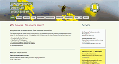 Desktop Screenshot of imker-weser-ems.de